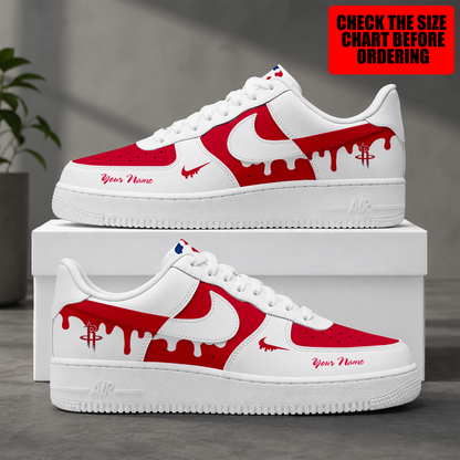 [HOT DEAL] NEW CUSTOMIZED NBA07 HRO HOUSTON ROCKETS AF1 SHOES