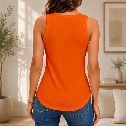 [FAN FAVORITE] NEW CUSTOMIZED NCAA CFH08 VIC VIRGINIA CAVALIERS WOMEN'S V-NECK TANK TOP