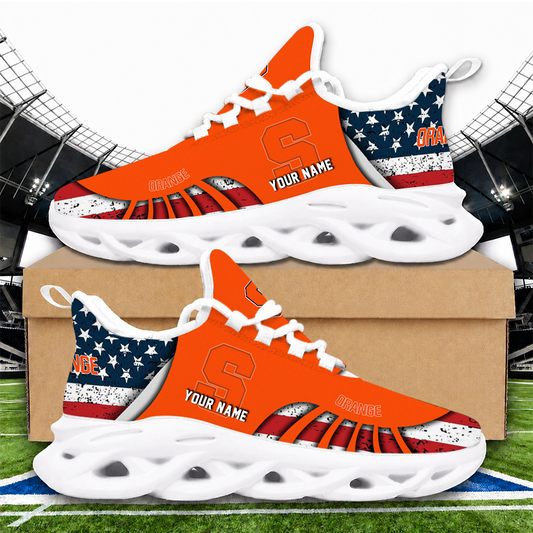 [FAN FAVORITE] NEW CUSTOMIZED NCAA CFH09 SYO SYRACUSE ORANGE UNISEX CLUNKY SNEAKERS