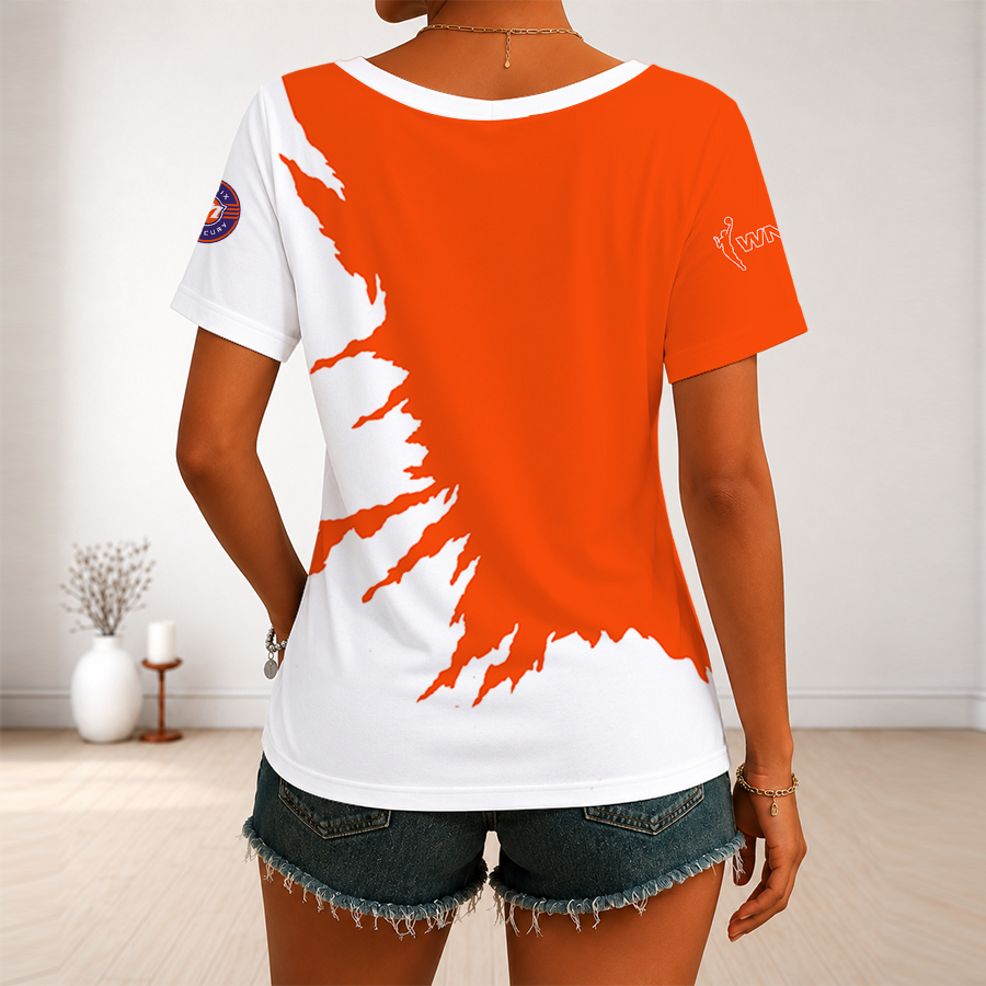 [FAN FAVORITE] NEW CUSTOMIZED WNBA11 PNM PHOENIX MERCURY V-NECK FEMALE SHIRT