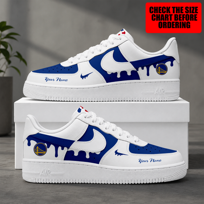 [HOT DEAL] NEW CUSTOMIZED NBA12 GSW GOLDEN STATE WARRIORS AF1 SHOES