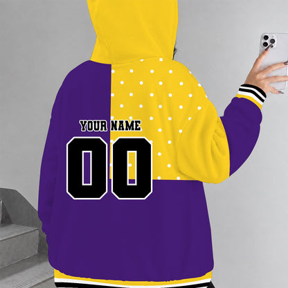 [FAN FAVORITE] NEW CUSTOMIZED NCAA MAM13 LST LSU TIGERS STRAPPY ZIP HOODIE
