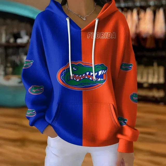 [FAN FAVORITE] NEW CUSTOMIZED NCAA MAM14 FLG FLORIDA GATORS STRAPPY RIBBED HOODIE & SWEATSHIRT