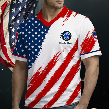 [HOT DEAL] NEW CUSTOMIZED NBA15 OMA ORLANDO MAGIC POLO SHIRT