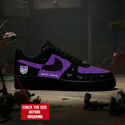 [HOT DEAL] NEW CUSTOMIZED NBA16 SKI SACRAMENTO KINGS AF1 SHOES