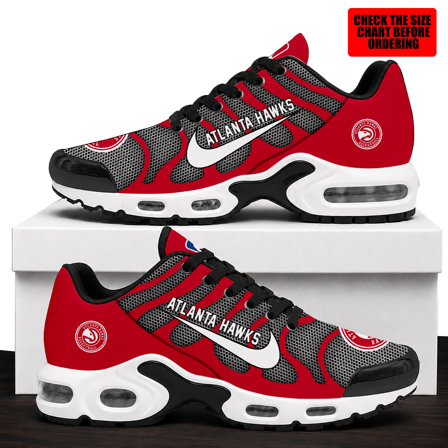 [HOT DEAL] NEW CUSTOMIZED NBA17 AHA ATLANTA HAWKS AIR MAX PLUS SNEAKERS