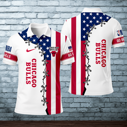 [HOT DEAL] NEW CUSTOMIZED NBA19 CBU CHICAGO BULLS POLO SHIRT