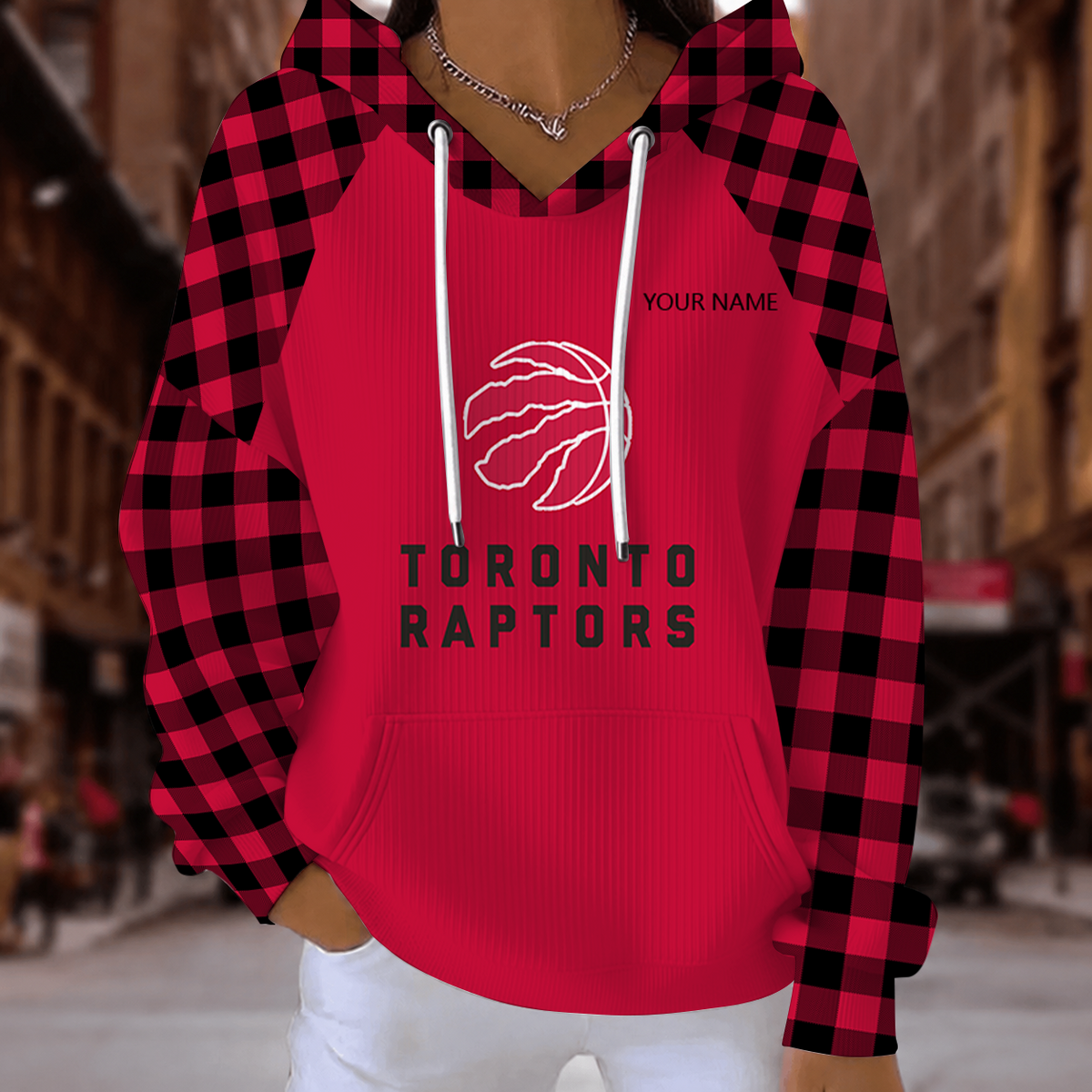 [HOT DEAL] NEW CUSTOMIZED NBA24 TRA TORONTO RAPTORS  RIBBED HOODIE & SWEATSHIRT
