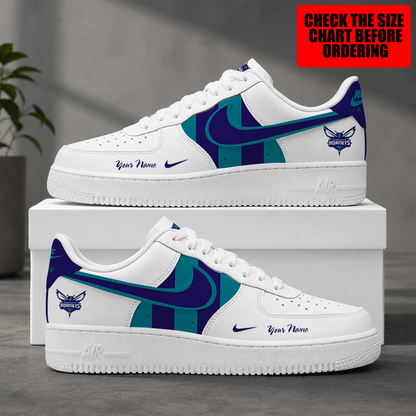 [HOT DEAL] NEW CUSTOMIZED NBA27 CHO CHARLOTTE HORNETS AF1 SHOES