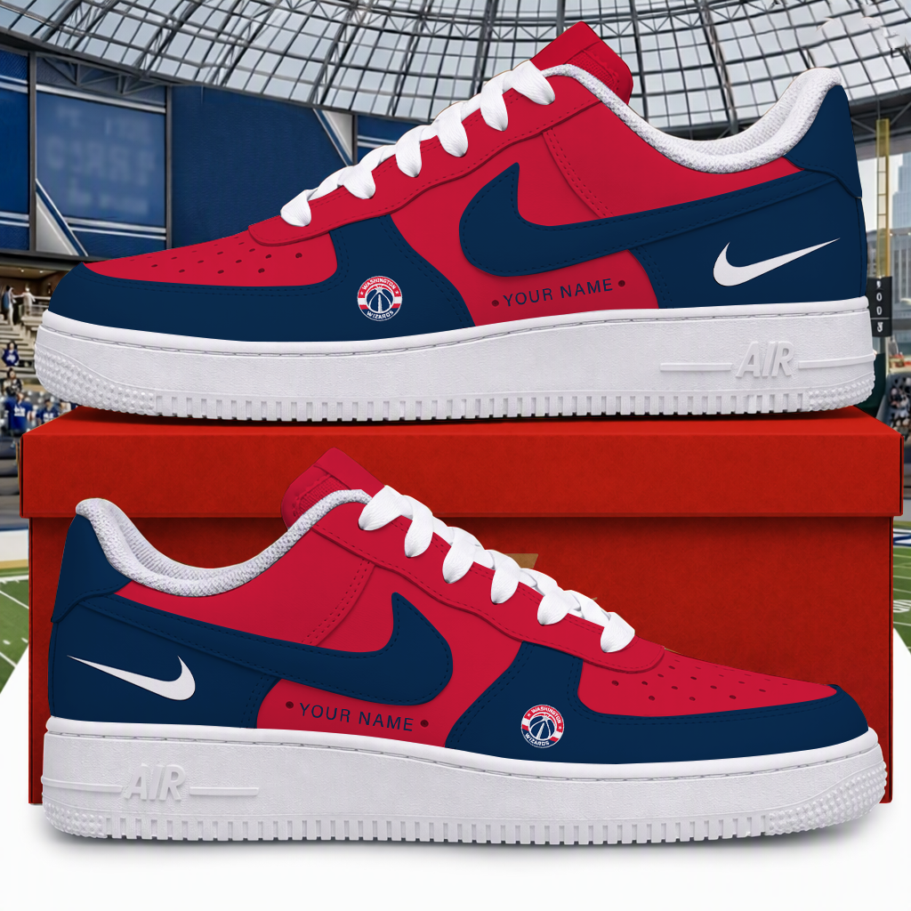 [HOT DEAL] NEW CUSTOMIZED NBA28 WWI WASHINGTON WIZARDS AF1 SHOES