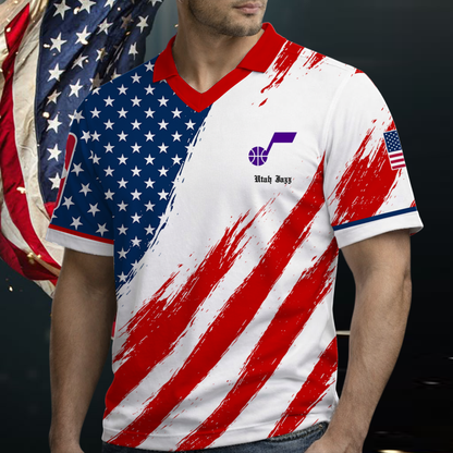 [HOT DEAL] NEW CUSTOMIZED NBA29 UJZ UTAH JAZZ POLO SHIRT