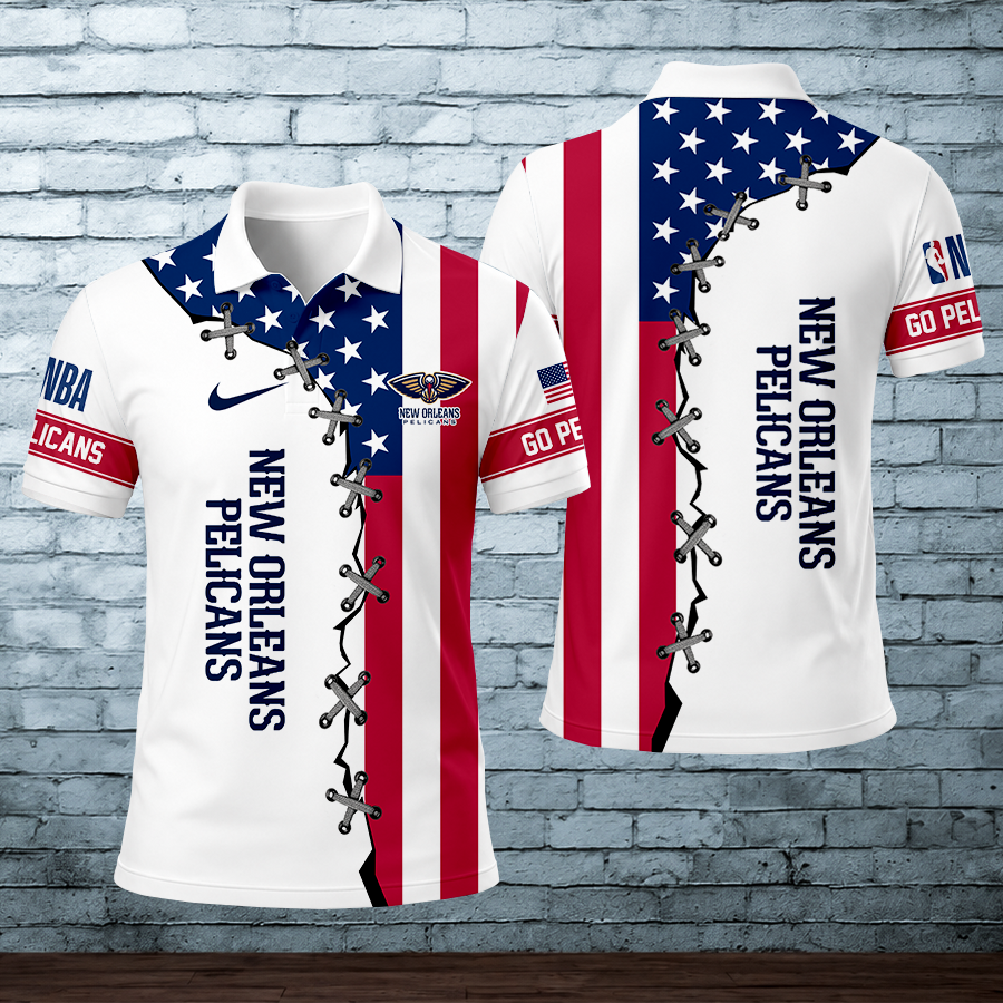 [HOT DEAL] NEW CUSTOMIZED NBA30 NOP NEW ORLEANS PELICANS POLO SHIRT