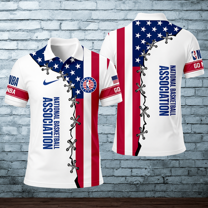 [HOT DEAL] NEW CUSTOMIZED NBA31 NATIONAL BASKETBALL ASSOCIATION POLO SHIRT