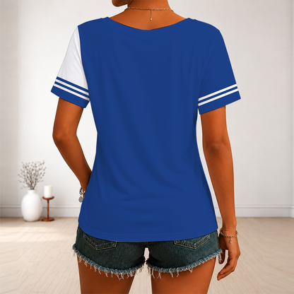 [HOT DEAL] NEW CUSTOMIZED NBA31 NATIONAL BASKETBALL ASSOCIATION V-NECK FEMALE SHIRT
