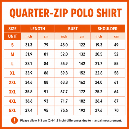 [FAN FAVORITE] NEW CUSTOMIZED NCAA MAM27 GOB GONZAGA BULLDOGS QUARTER-ZIP POLO SHIRT