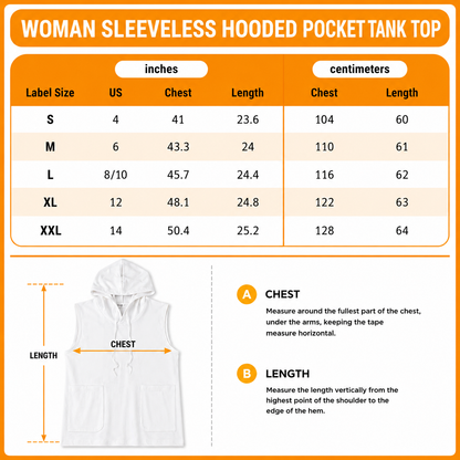 [FAN FAVORITE] NEW CUSTOMIZED WNBA16 WOMEN'S NATIONAL BASKETBALL ASSOCIATION WOMEN'S SLEEVELESS HOODED POCKET TANK TOP